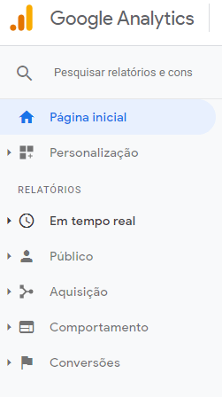 Métricas do Google Analytics